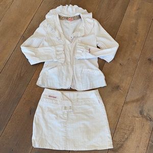 Roberto Cavalli blazer and skirt